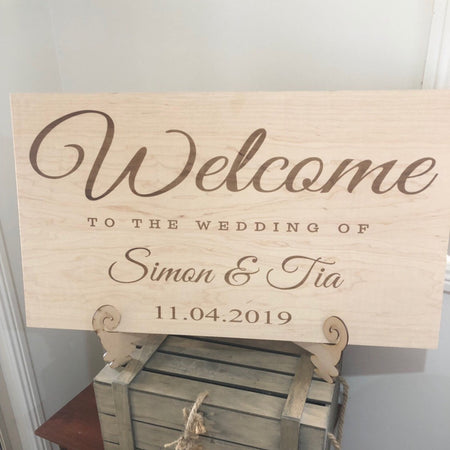 4mm Wedding Sign
