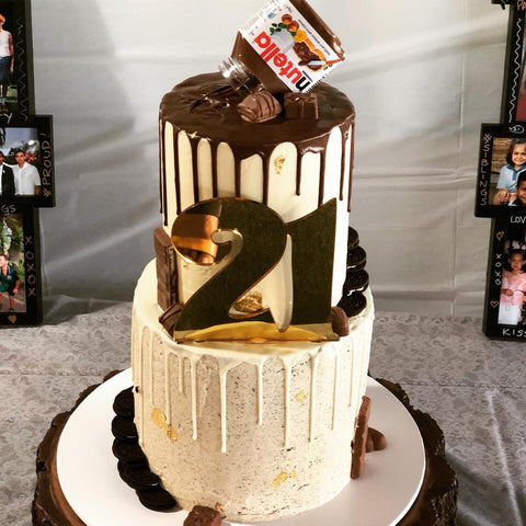 21st Cake Topper